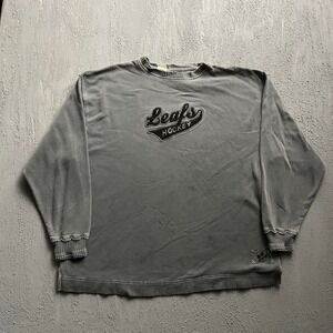 Vintage Toronto Maple Leafs Sweatshirt Mens XXL Grey 90s  NHL